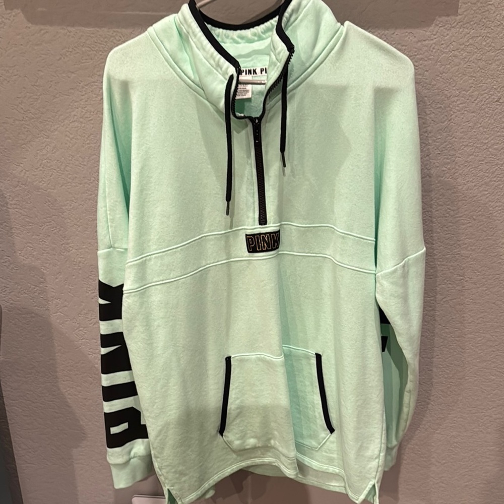 PINK Victoria's Secret Light Green Hoodie